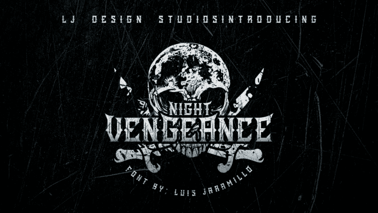 Night vengeance font