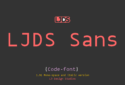 LJDS Sans font